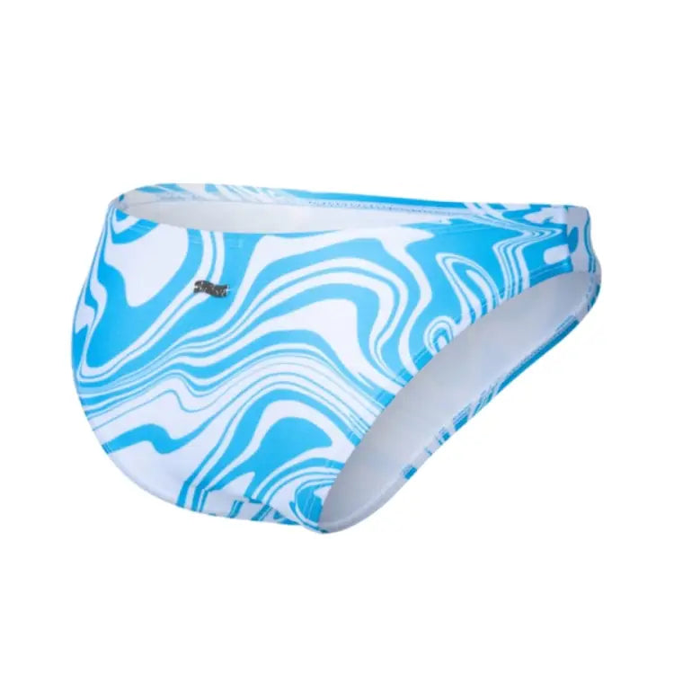 Barrel Womens Ocean Marble Bikini Bottom-BLUE - Image 3