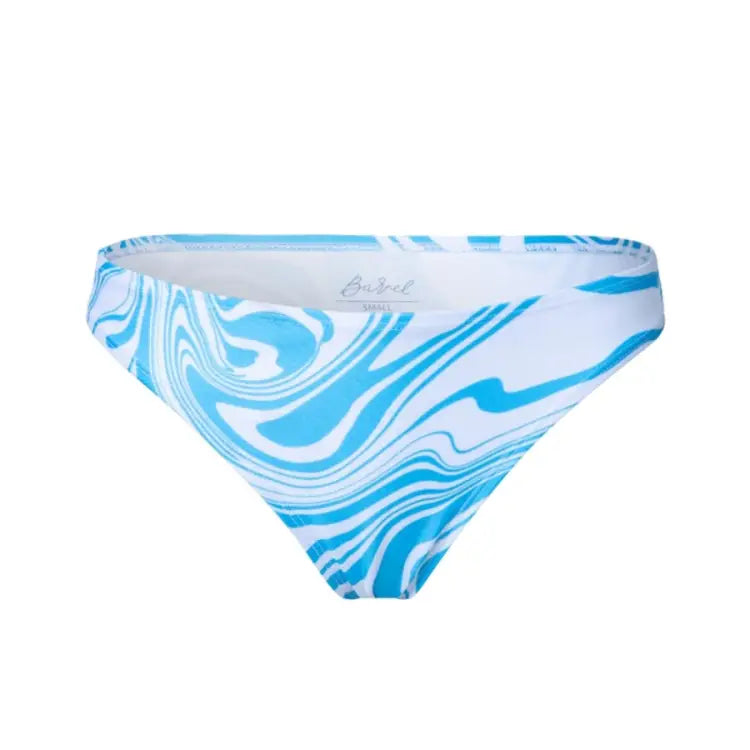 Barrel Womens Ocean Marble Bikini Bottom-BLUE