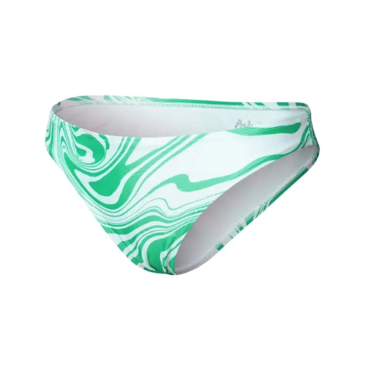 Barrel Womens Ocean Marble Bikini Bottom-GREEN - Image 2