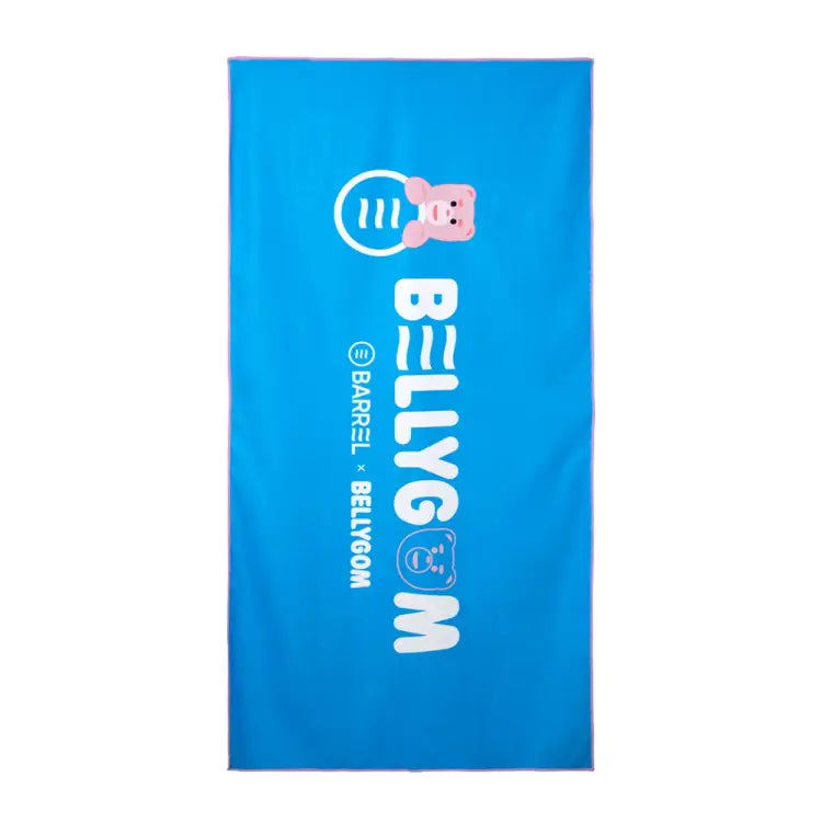 Barrel x Bellygom Beach Towel-blue