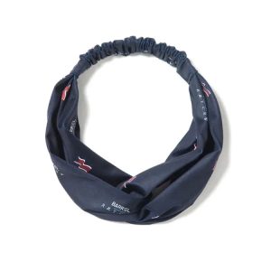 Barrel x Romantic Crown Hair Band-navy Logo