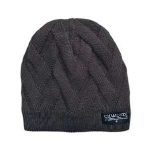 Chamonix Cross Beanie-CHARCOAL
