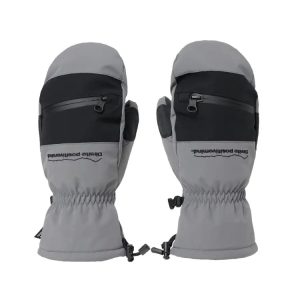 Dimito 23 Block Mitten Glove-grey