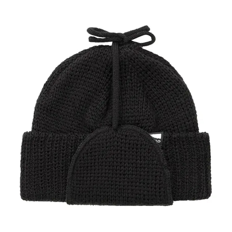 Dimito 24 Ear Flap Beanie-BLACK - Image 2