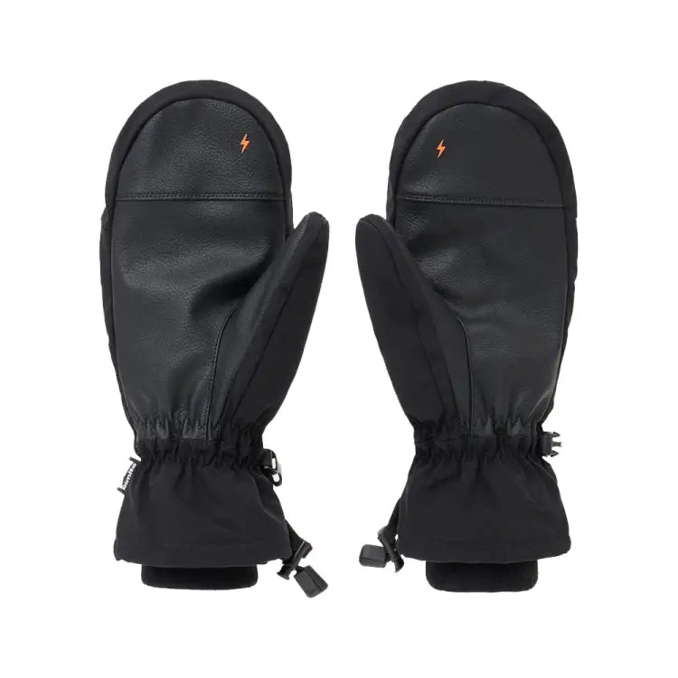 Dimito Block Zip Mitten Glove-BLACK - Image 2