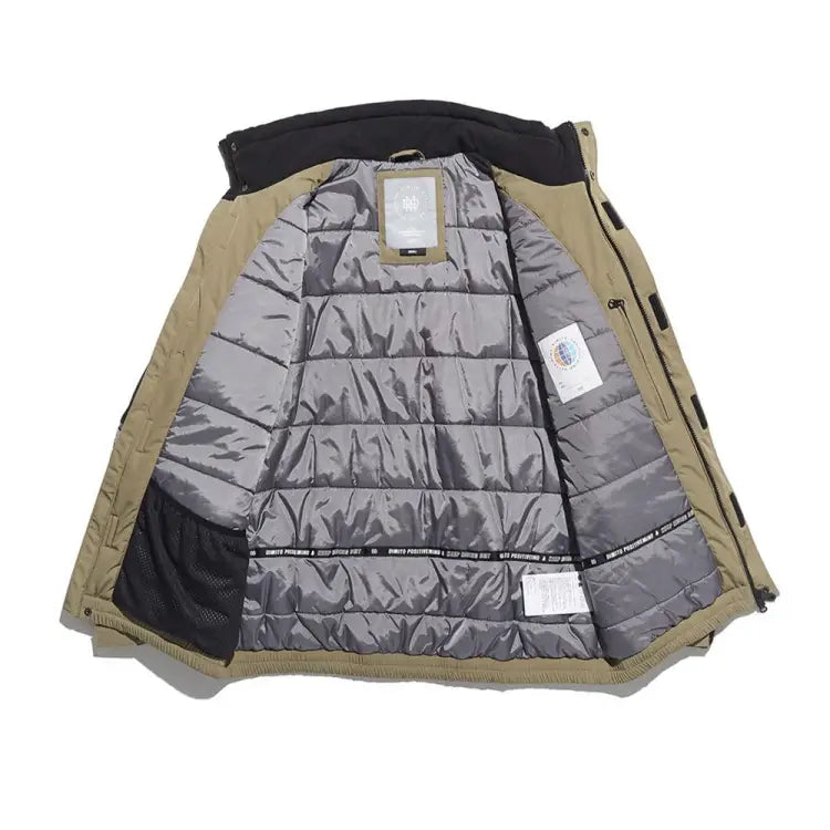 Dimito Mountian Padded Snow Jacket-khaki - Image 4
