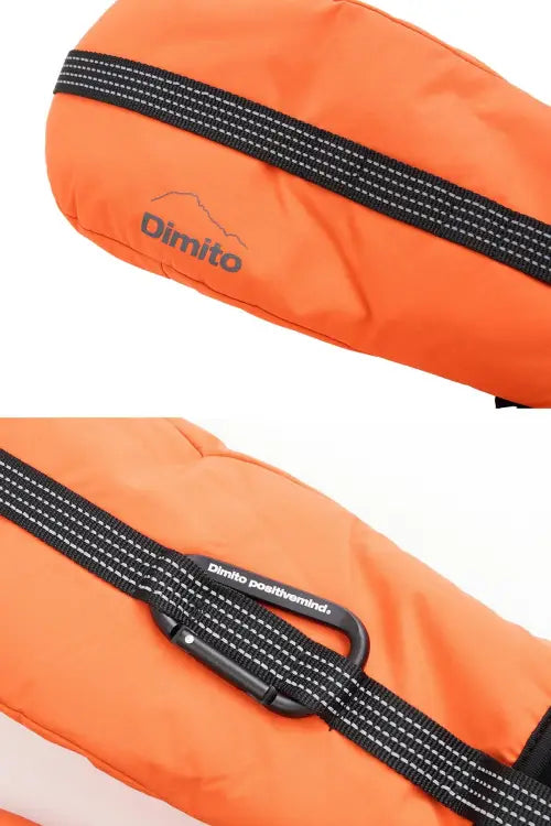 Dimito Reflective Banded Mitten Glove-ORANGE - Image 4