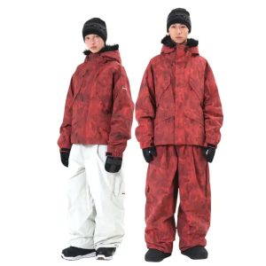 Dimito Shadow Snow Jacket-RED [Korean Brand]