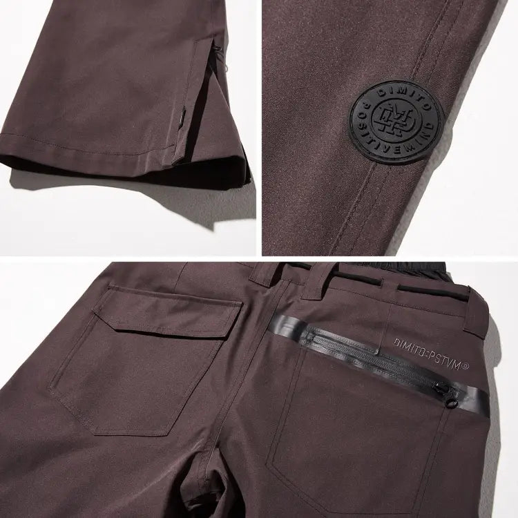 Dimito Womens Siera Snow Pants-purple Grey - Image 3