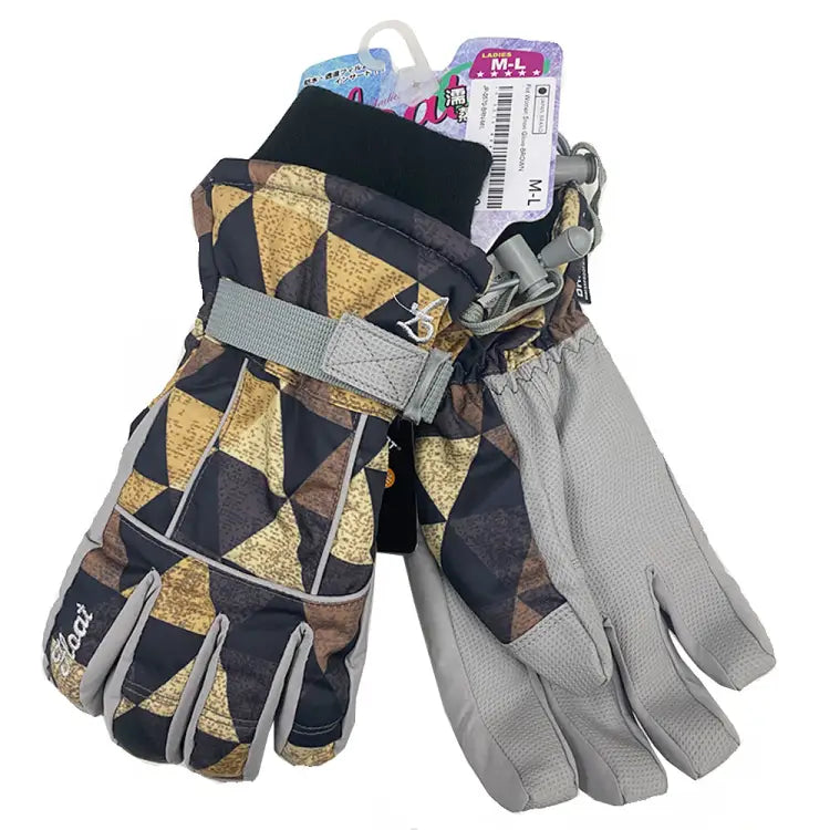 Float Women Snow Glove-brown
