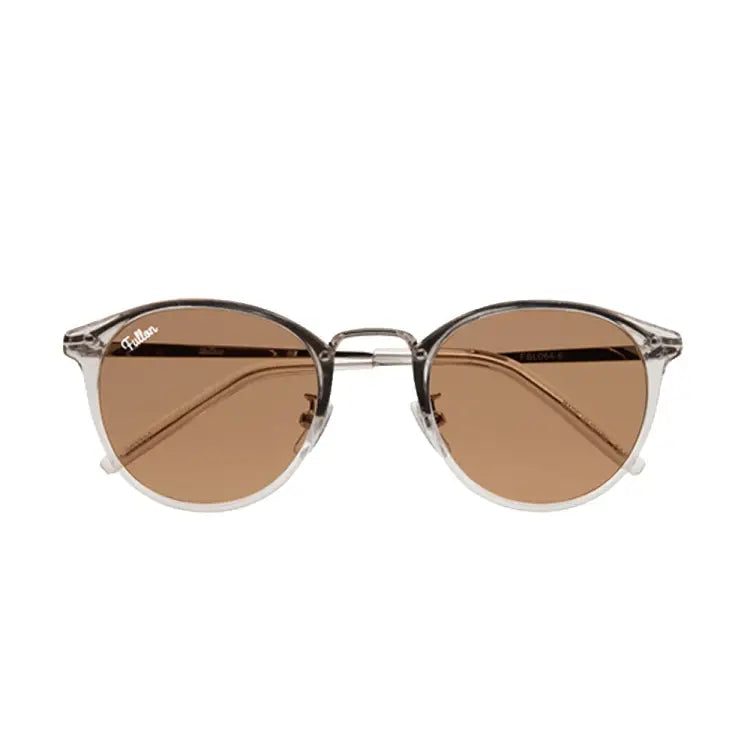 Fullon Sunglasses: Fbl 064-8-clr/brn Mirror - Image 2