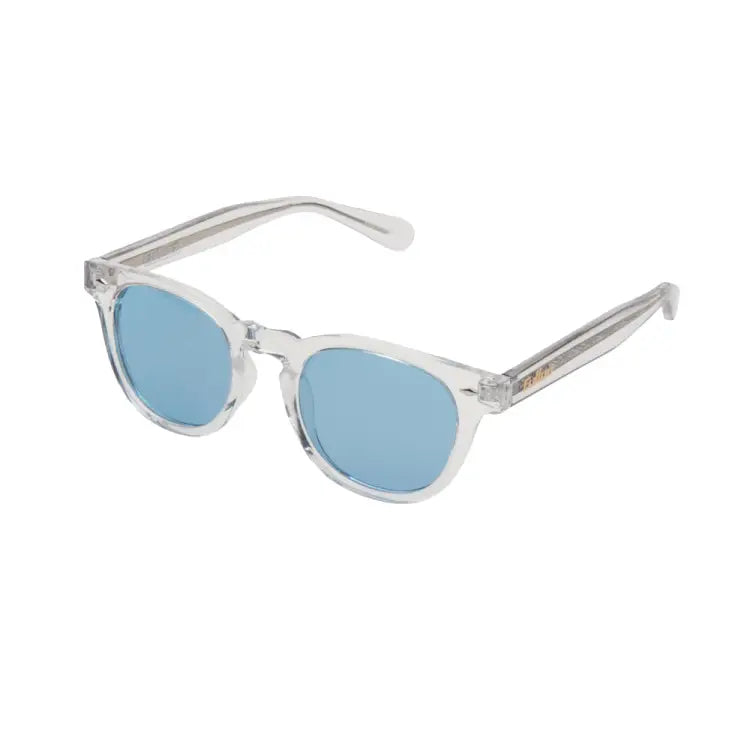 Fullon Sunglasses: Fbl 076-1-clr/blu Mirror