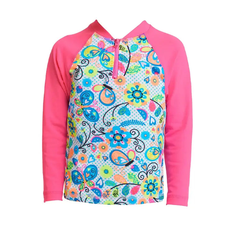 Funkita Toddler Zippy Rash Vest-garden Gift - Image 3