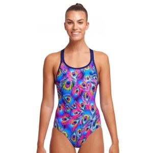 Funkita Women Eclipse one Piece-peacock Paradise