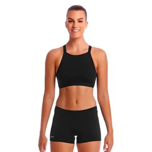 Funkita Women Hi Light Swim Top-still Black