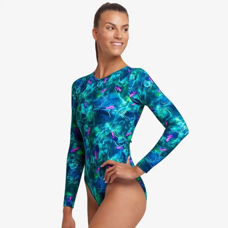 Funkita Women Long Shot one Piece-polar Lights - Image 2