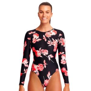 Funkita Women Long Shot one Piece-rose Garden
