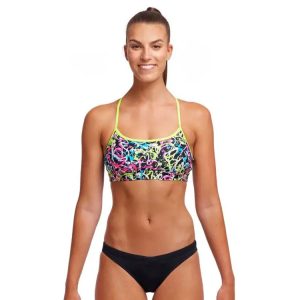 Funkita Women Swim Crop Top-messed Up