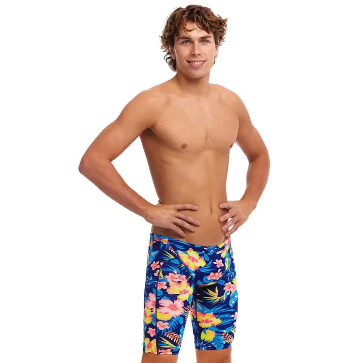 Funky Men Training Jammers-in Bloom - Image 3