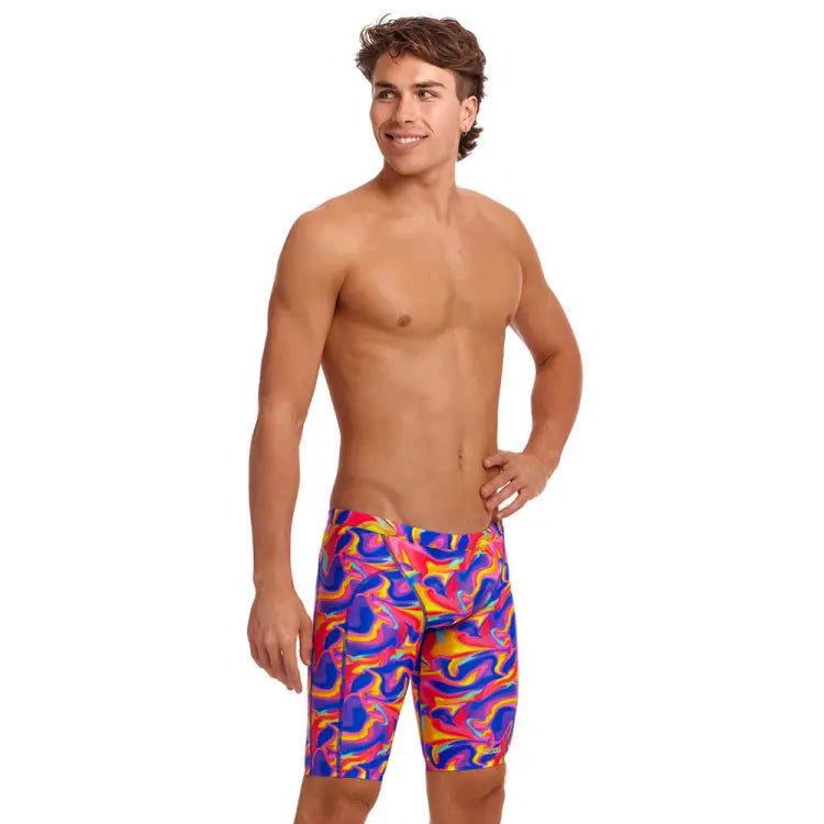 Funky Men Training Jammers-summer Swirl - Image 4