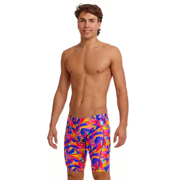 Funky Men Training Jammers-summer Swirl - Image 3