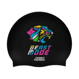 Funky Silicone Swimming Cap-beast Mode