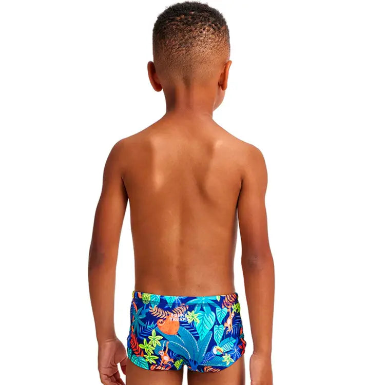 Funky Toddler Printed Trunks-slothed - Image 3