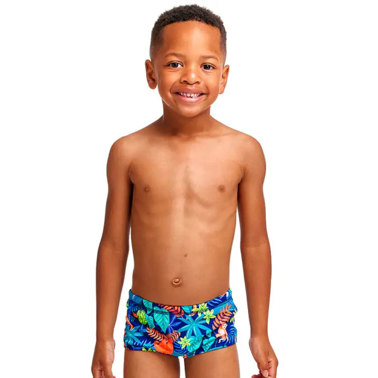 Funky Toddler Printed Trunks-slothed - Image 2
