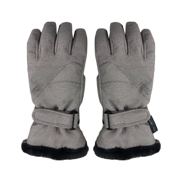 Fuzl Women Fur Snow Glove-grey