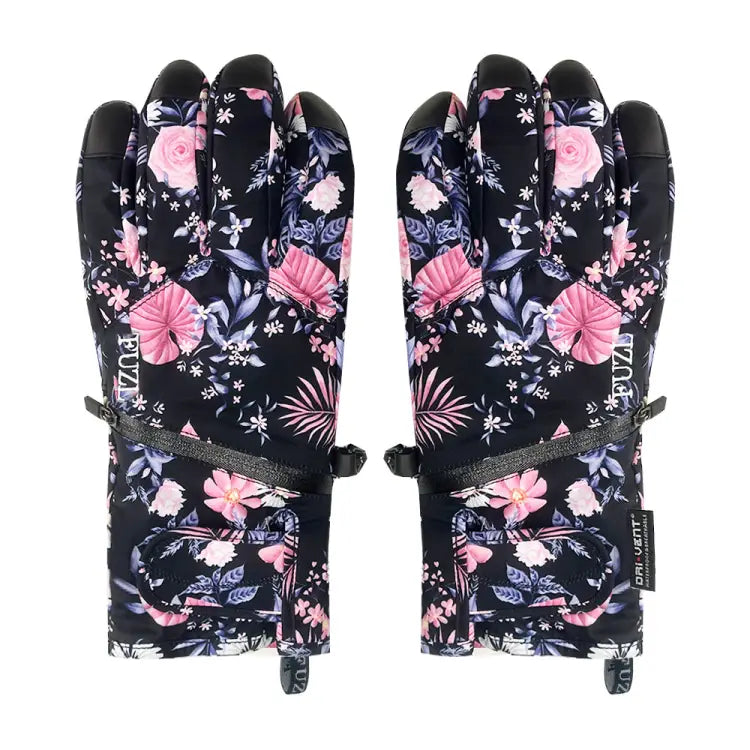 Fuzl Women Snow Glove-black