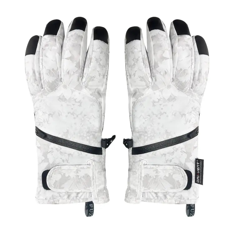 Fuzl Women Snow Glove-white