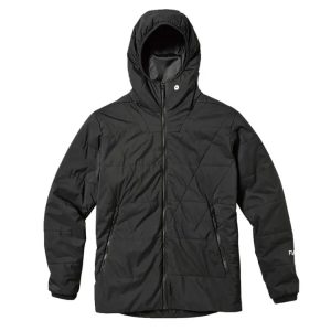 Fw Manifest Quilted Hoodie Pfl - Slate Black [swiss Brand]