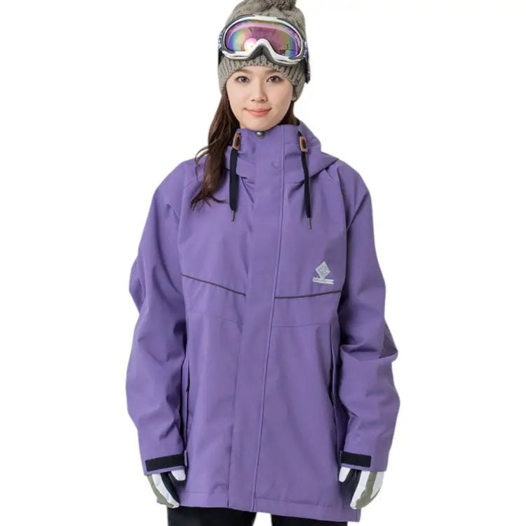 Graver Unisex Boundary Snow Jacket-PURPLE (Japanese Brand) - Image 2