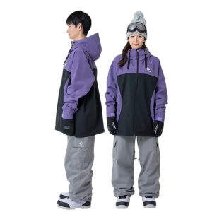 Graver Unisex Contact Snow Jacket-PURPLE (Japanese Brand)
