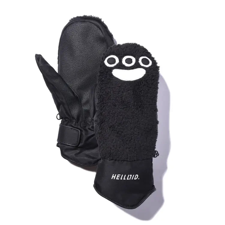 Helloid Boa Mitten Snow Glove-black