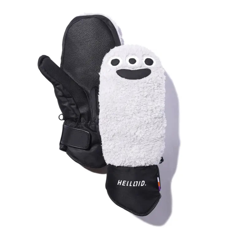 Helloid Boa Mitten Snow Glove-gray