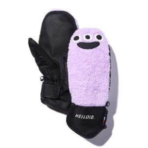 Helloid Boa Mitten Snow Glove-purple