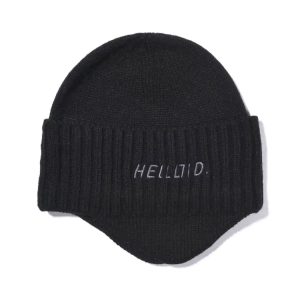 Helloid Ear Maff Beanie-black