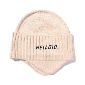 Helloid Ear Maff Beanie-white