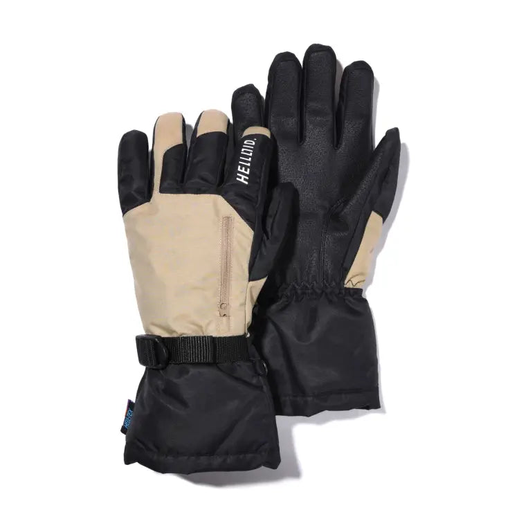 Helloid Five Finger Snow Glove-sand