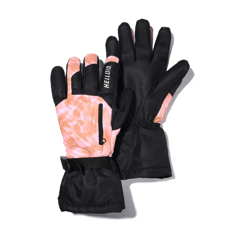 Helloid Five Finger Snow Glove-tiedye