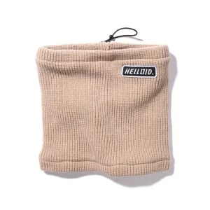 Helloid Knit Neck Warmer-beige