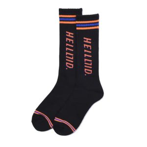 Helloid Logo Snow Socks-black
