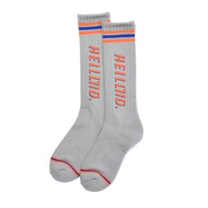 Helloid Logo Snow Socks-sage