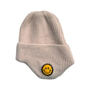 JP Kids Smiley Beanie-SAND