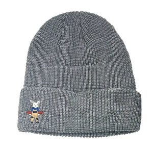 Keep White Rabbit Beanies-GREY