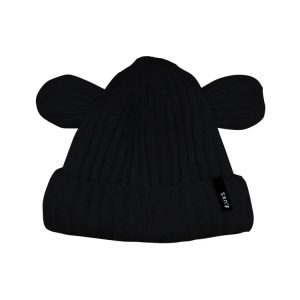 Lux Bear Beanie-BLACK