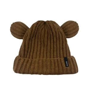 Lux Bear Beanie-BROWN