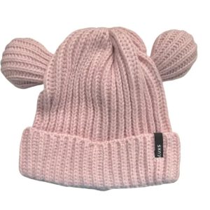 Lux Bear Beanie-PINK