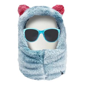 Luxs Kids Tie Dye Bear Hood-blue
